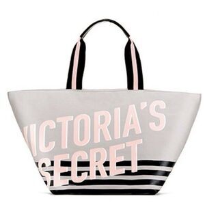 Victoria's Secret Logo Weekender Tote Beach Bag Logo Size OS